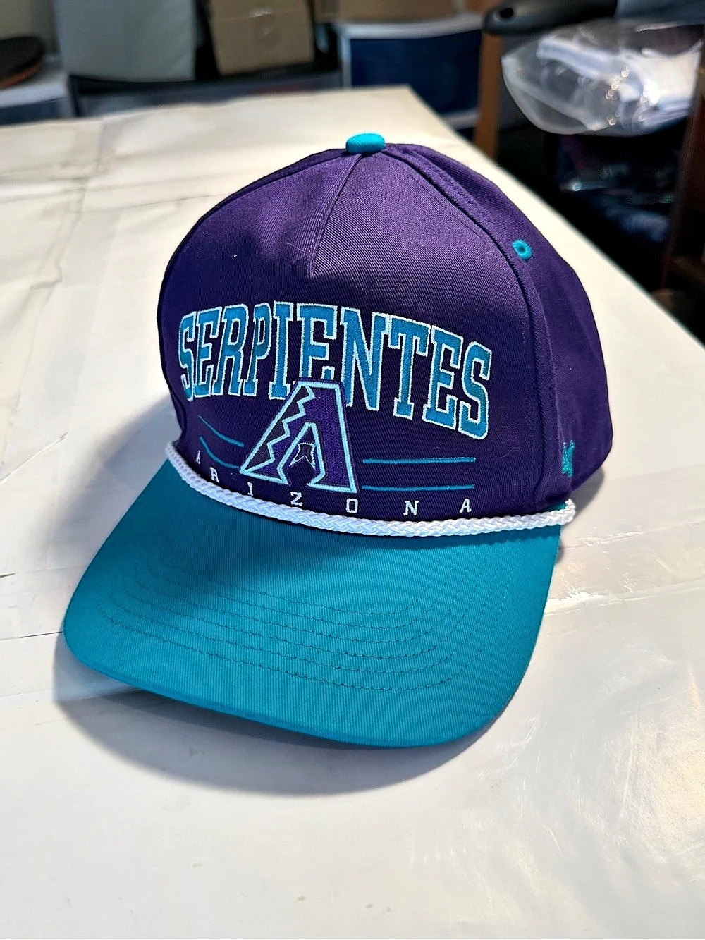 Forty Seven Arizona Diamondbacks Serpientes Snapback Cap Purple &